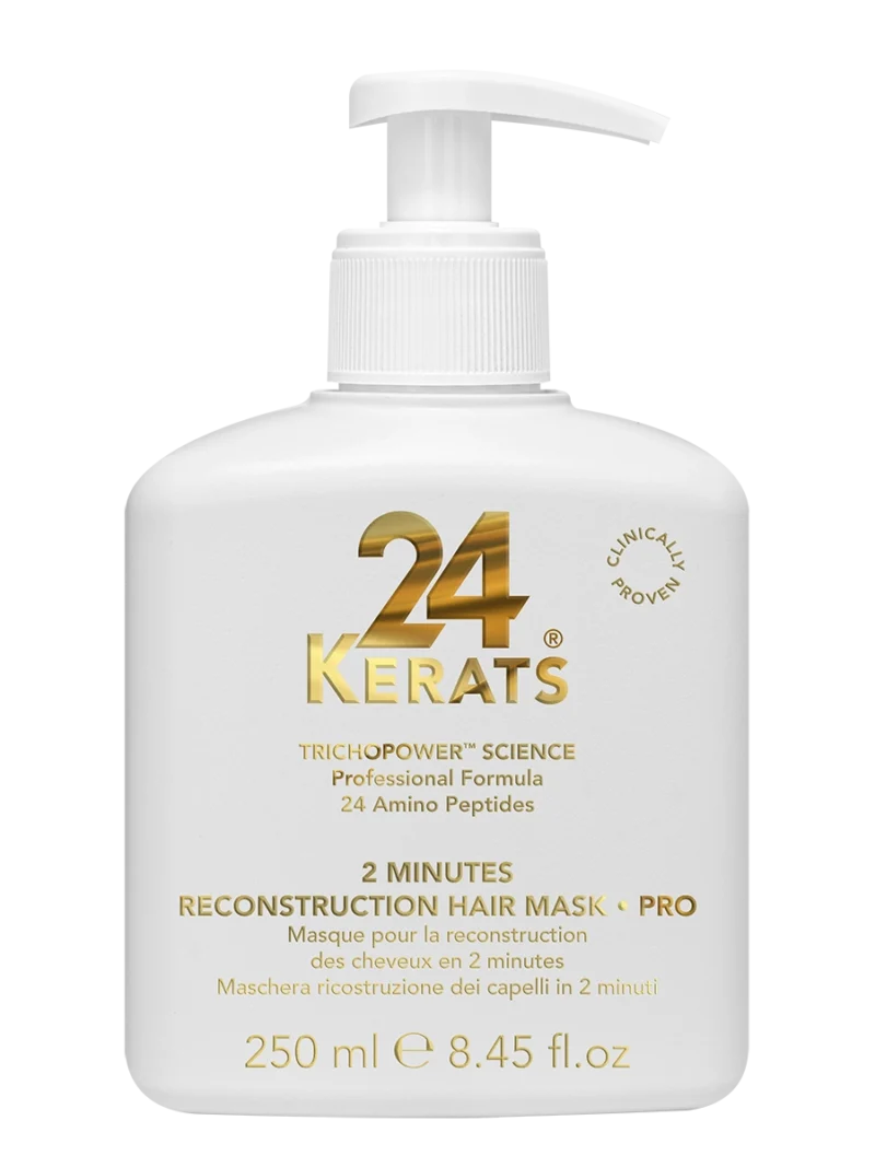 24KERATS  2 Minutes Reconstruction Hair Mask - Pro 250 ML