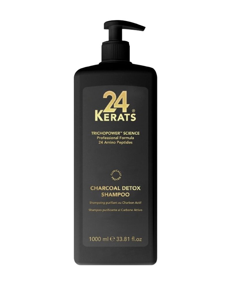 24KERATS  Charcoal Detox Shampoo 1 L